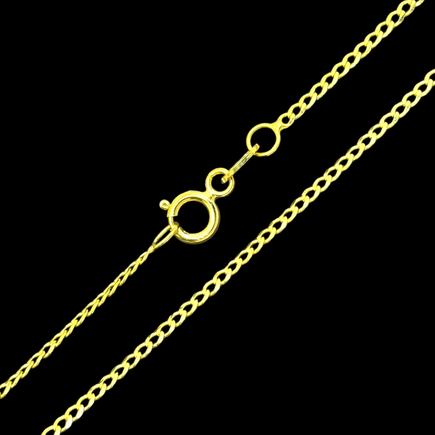 Zlatý řetízek Pancer 45 cm, 1,4 mm (Au 585/1000, 1,5g)