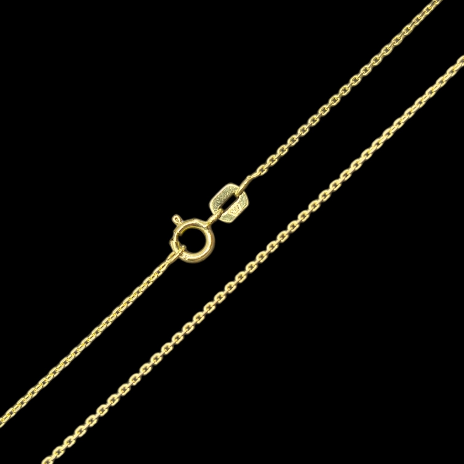 Zlatý řetízek Anker 42 cm, 1,0 mm ( Au 585/1000, 1,43g)