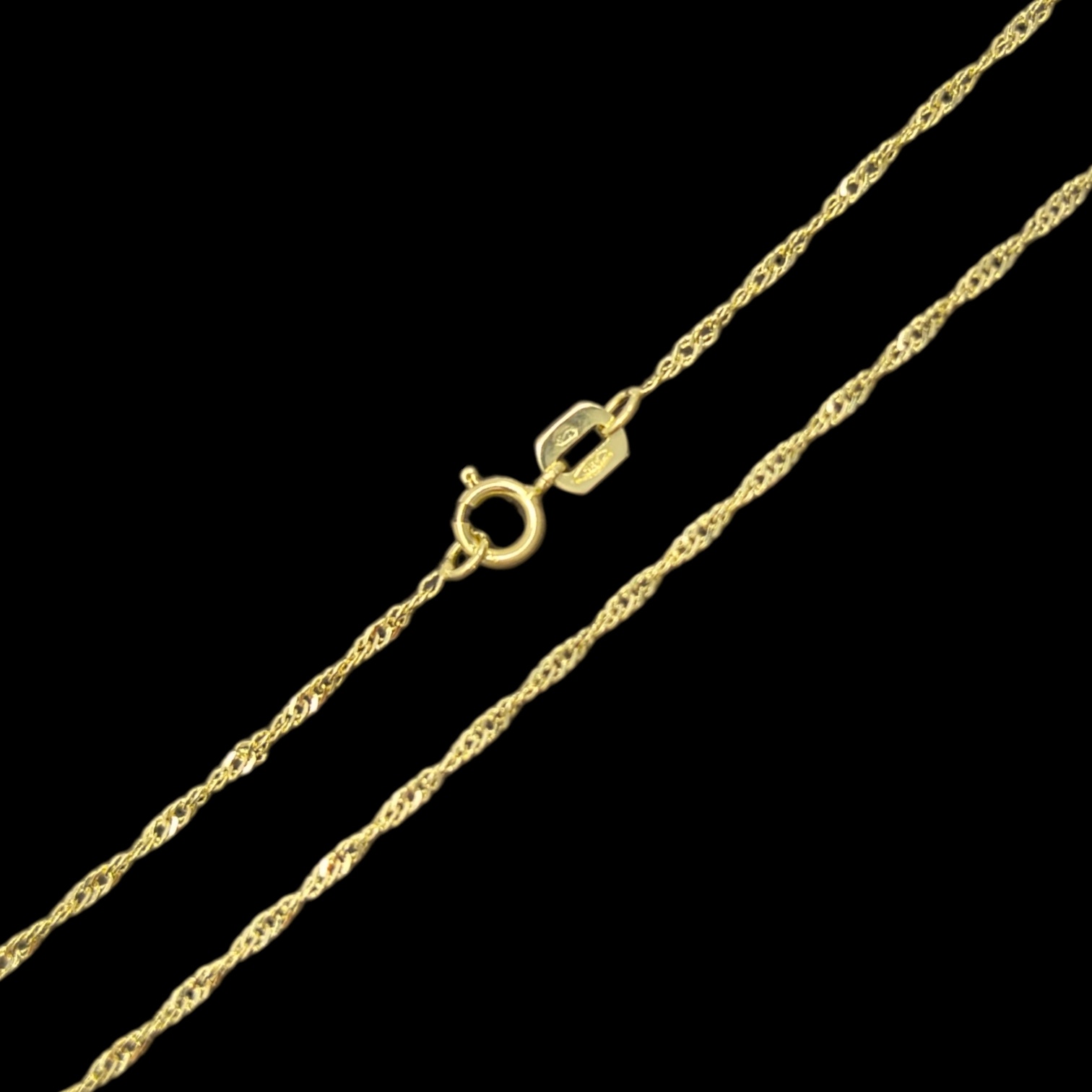 Zlatý řetízek Lambada, 42 cm, 1,2 mm (Au 585/1000, 1,14g)