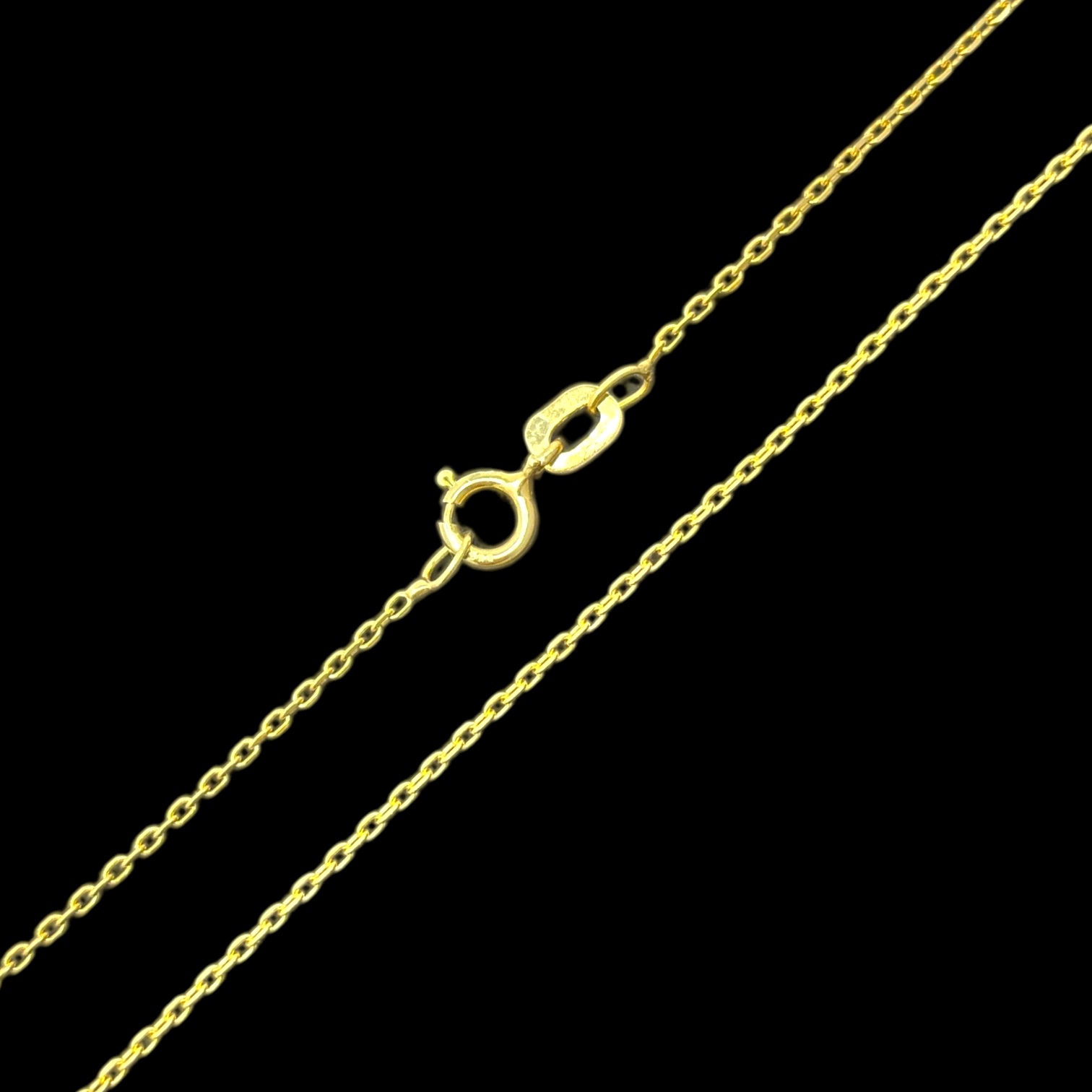 Zlatý řetízek Anker 50 cm, 1,1 mm ( Au 585/1000, 1,45g)