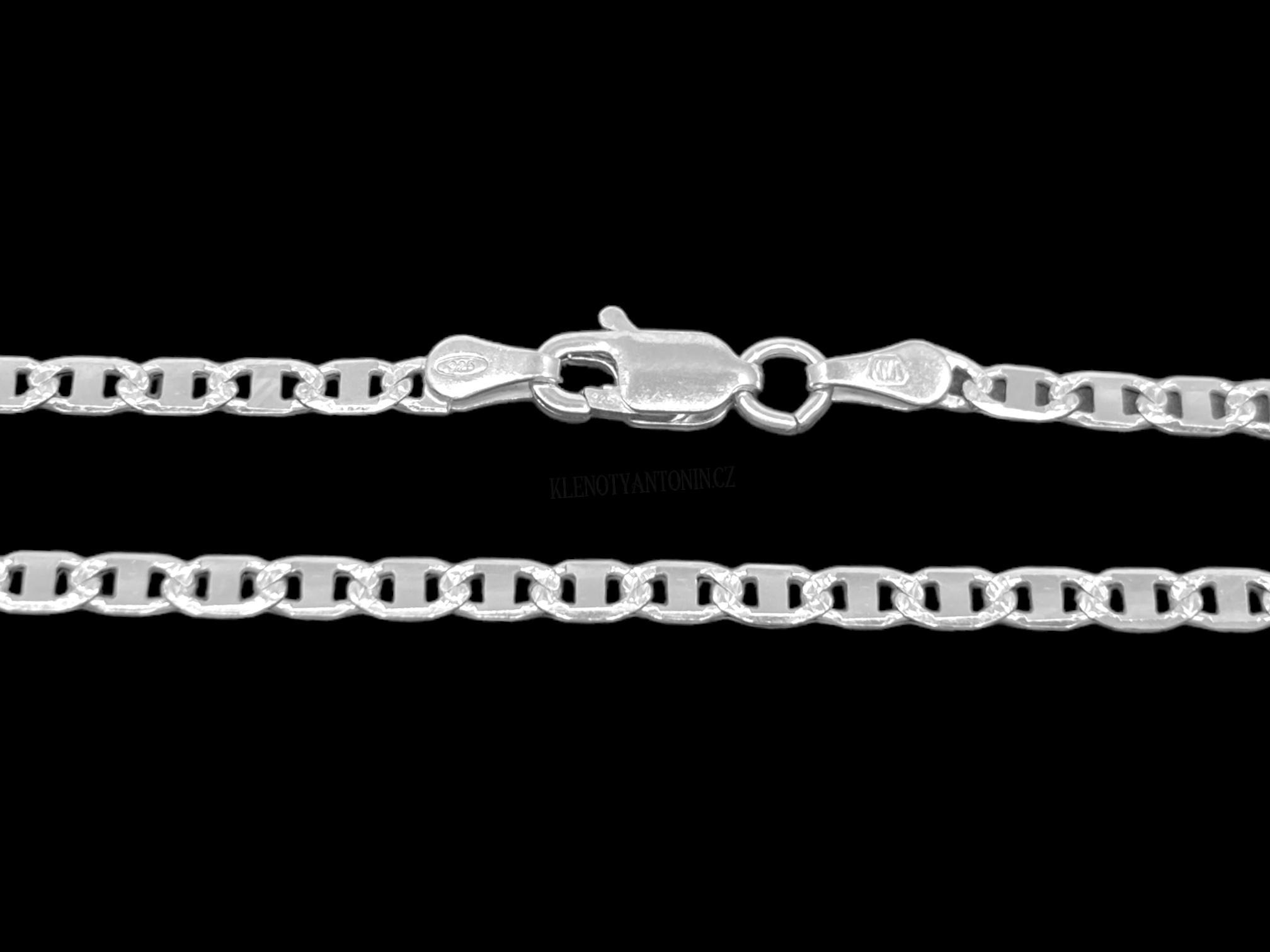 Stříbrný náramek Marine 19 cm, 2,9 mm (Ag 925/1000)