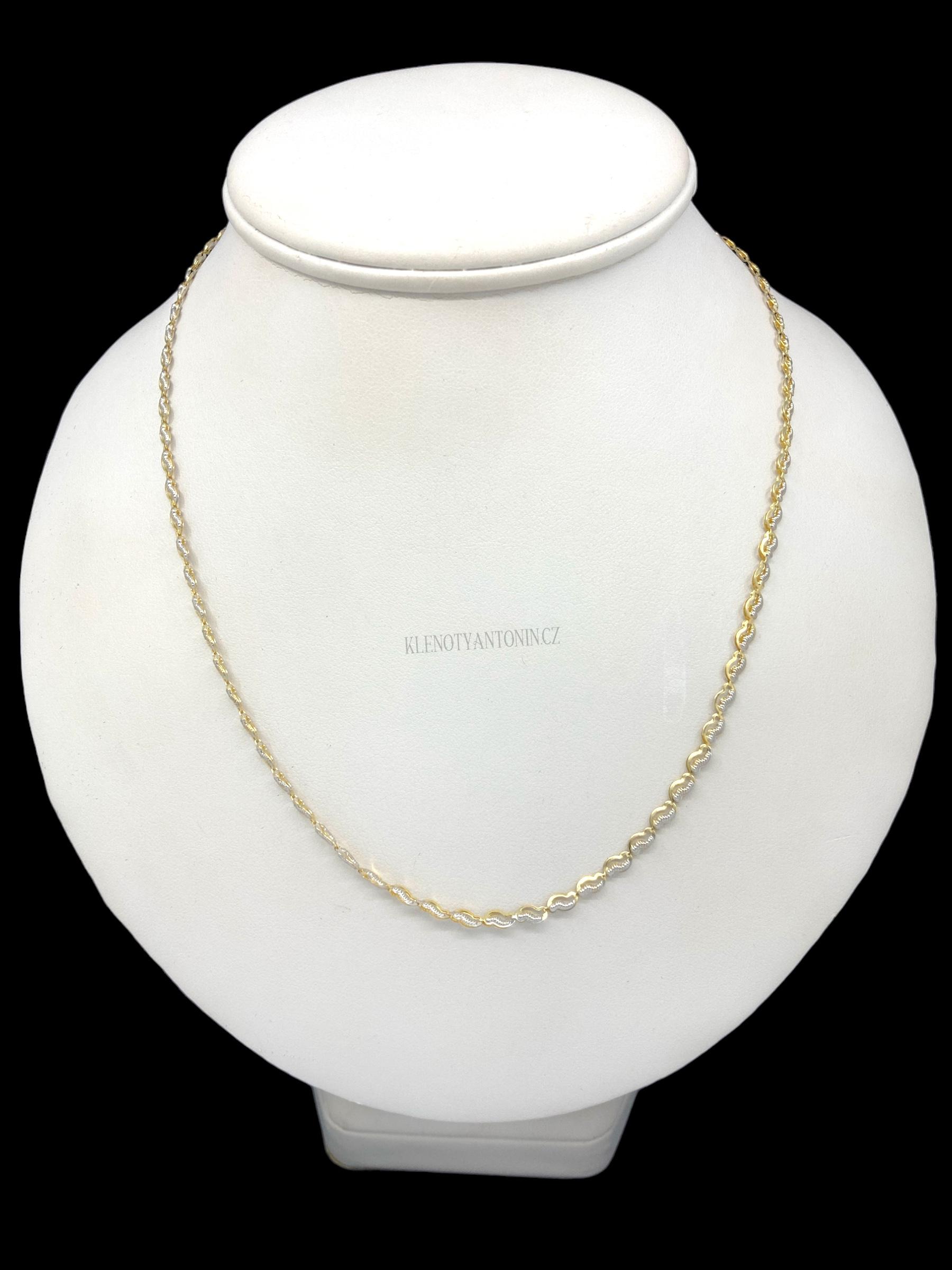 Zlatý náhrdelník 45 cm, 195935 (Au 585/1000, 3,37g)
