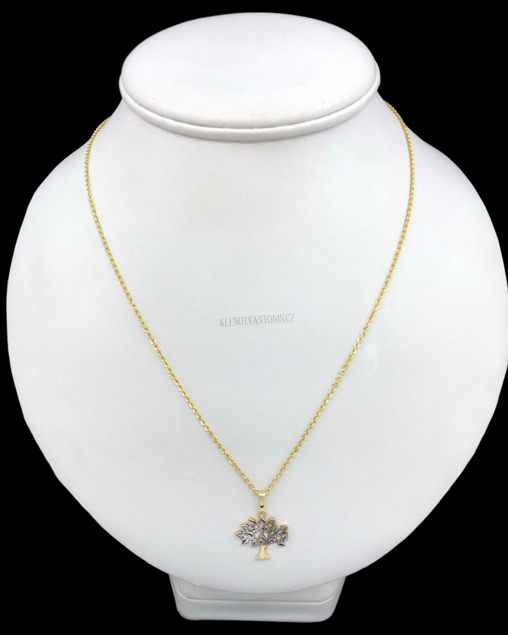 Zlatý přívěsek strom života 195830 (Au 585/1000, 1,20g)