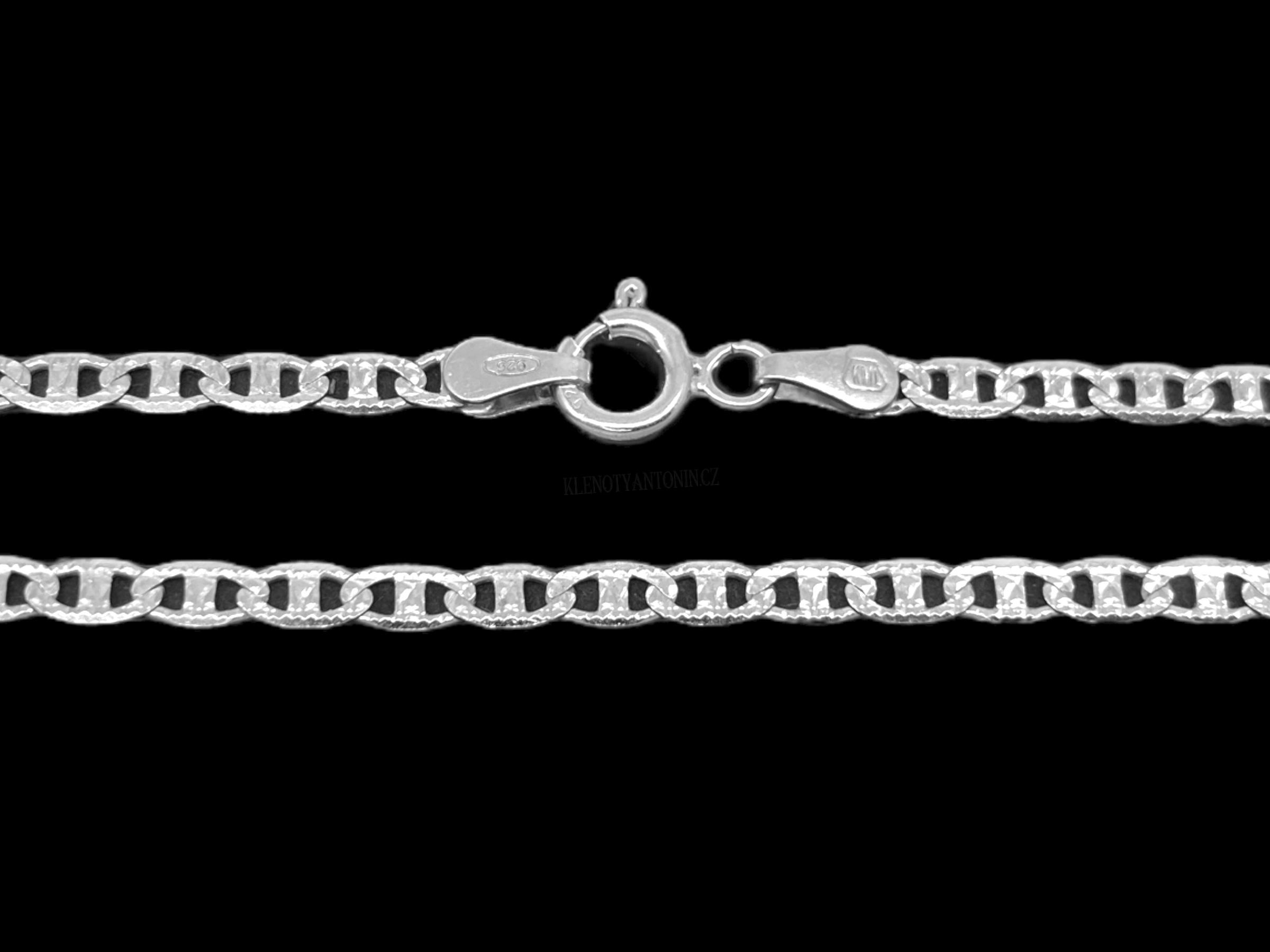 Stříbrný náramek Marine 19 cm, 2,7 mm (Ag 925/1000)