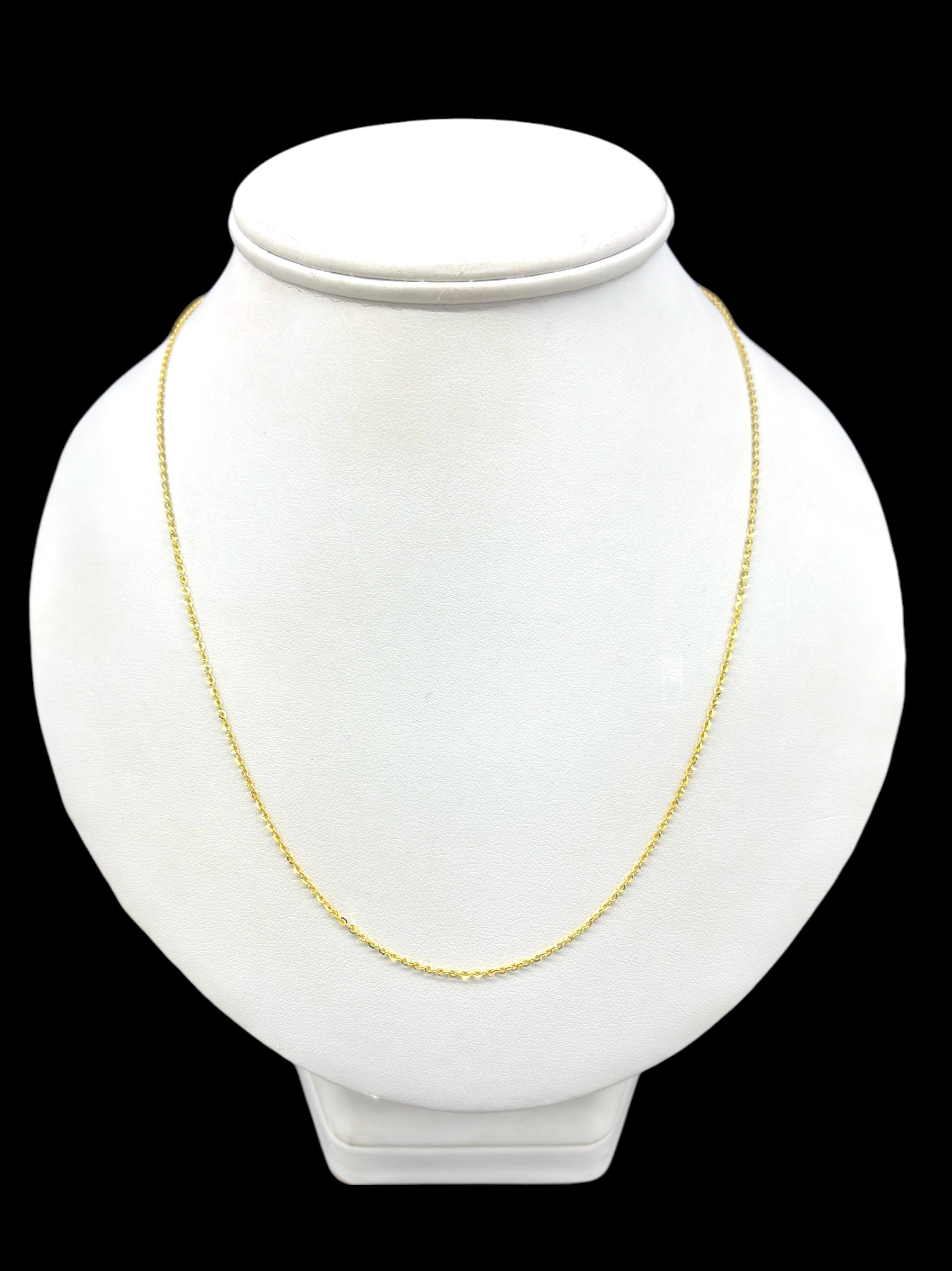 Zlatý řetízek Anker 50 cm, 1,40 mm (Au 585/1000, 1,75g)