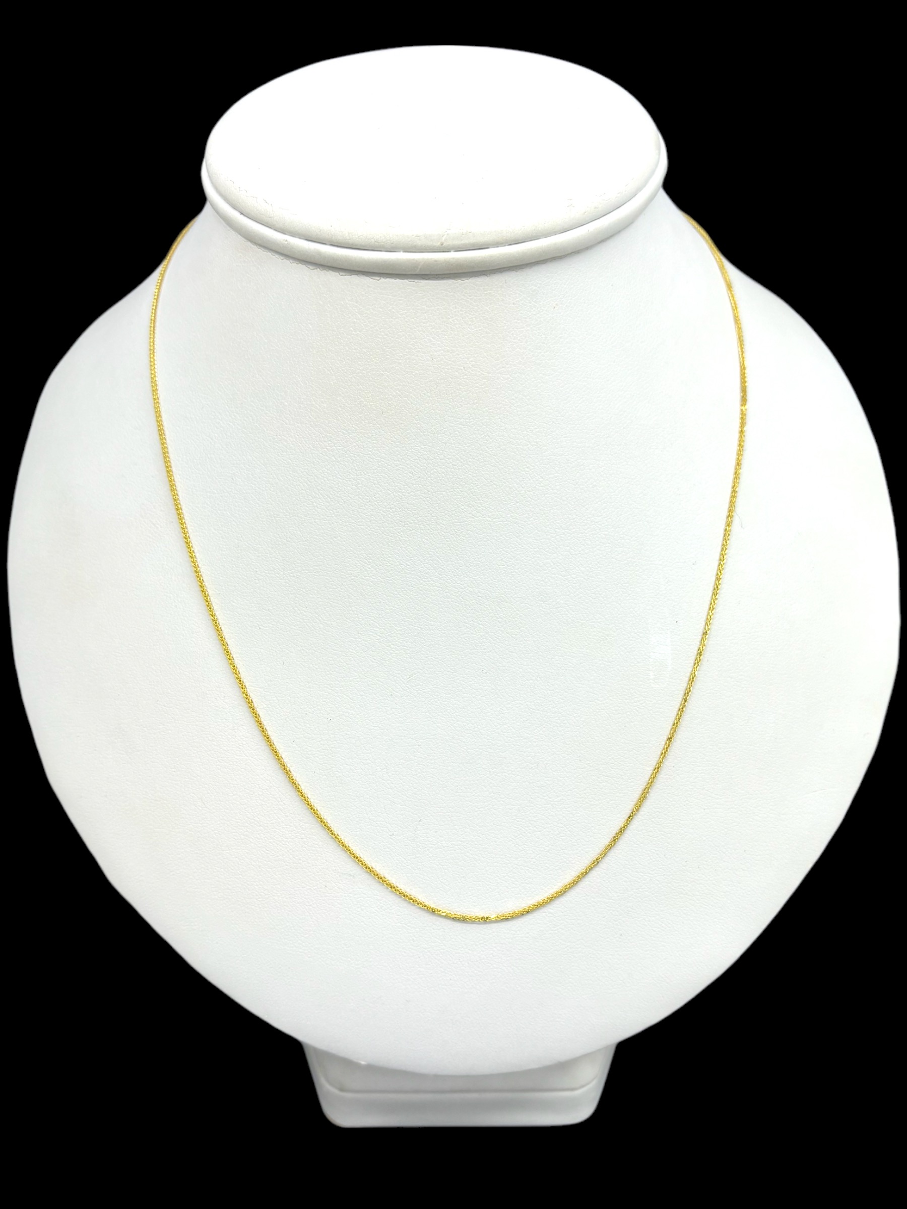 Zlatý řetízek Fox 45 cm, 0,8 mm (Au 585/1000, 1,50g)