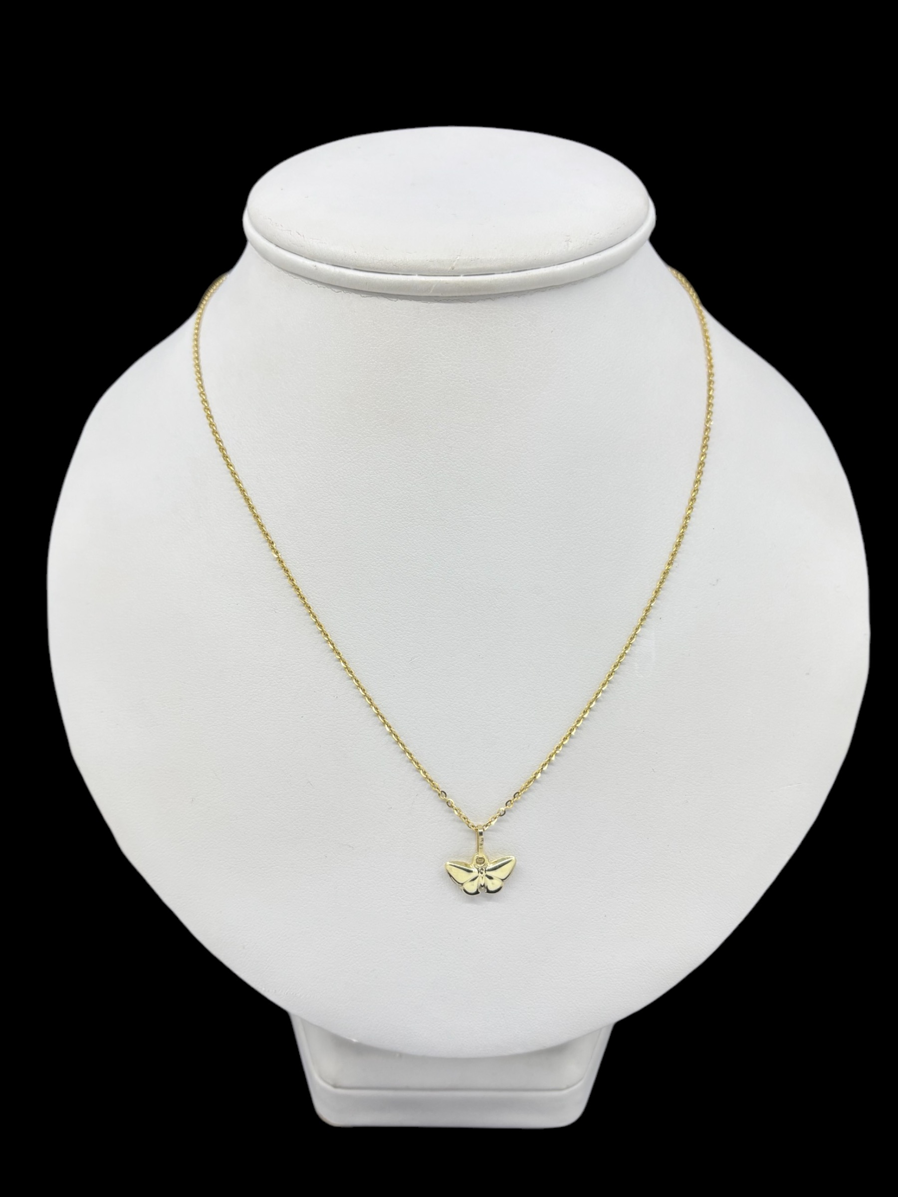 Zlatý přívěsek Motýl 196374 (Au 585/1000, 0,37g)