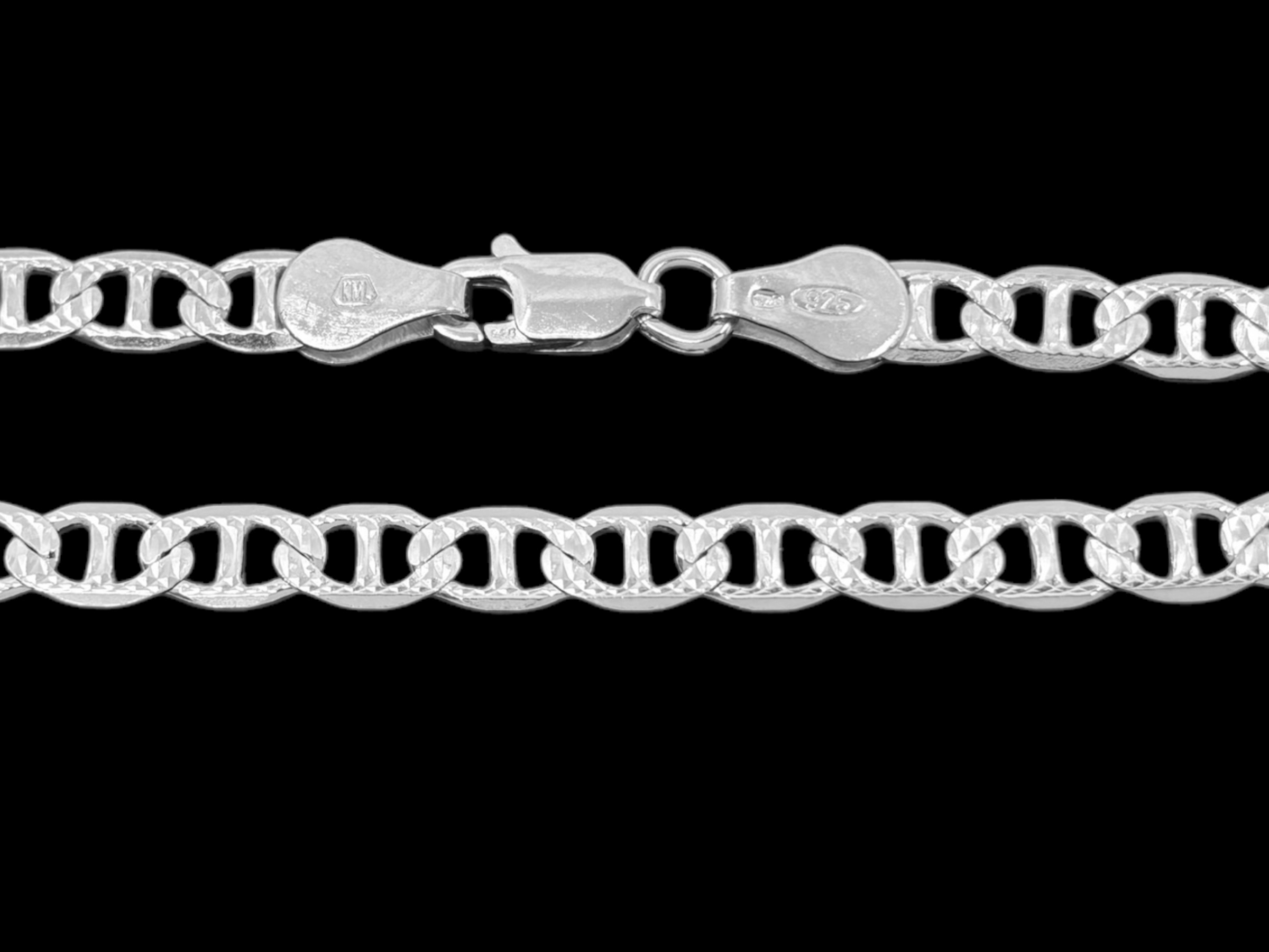 Stříbrný náramek Marine 17 cm, 4,6 mm (Ag 925/1000, 4,30g)