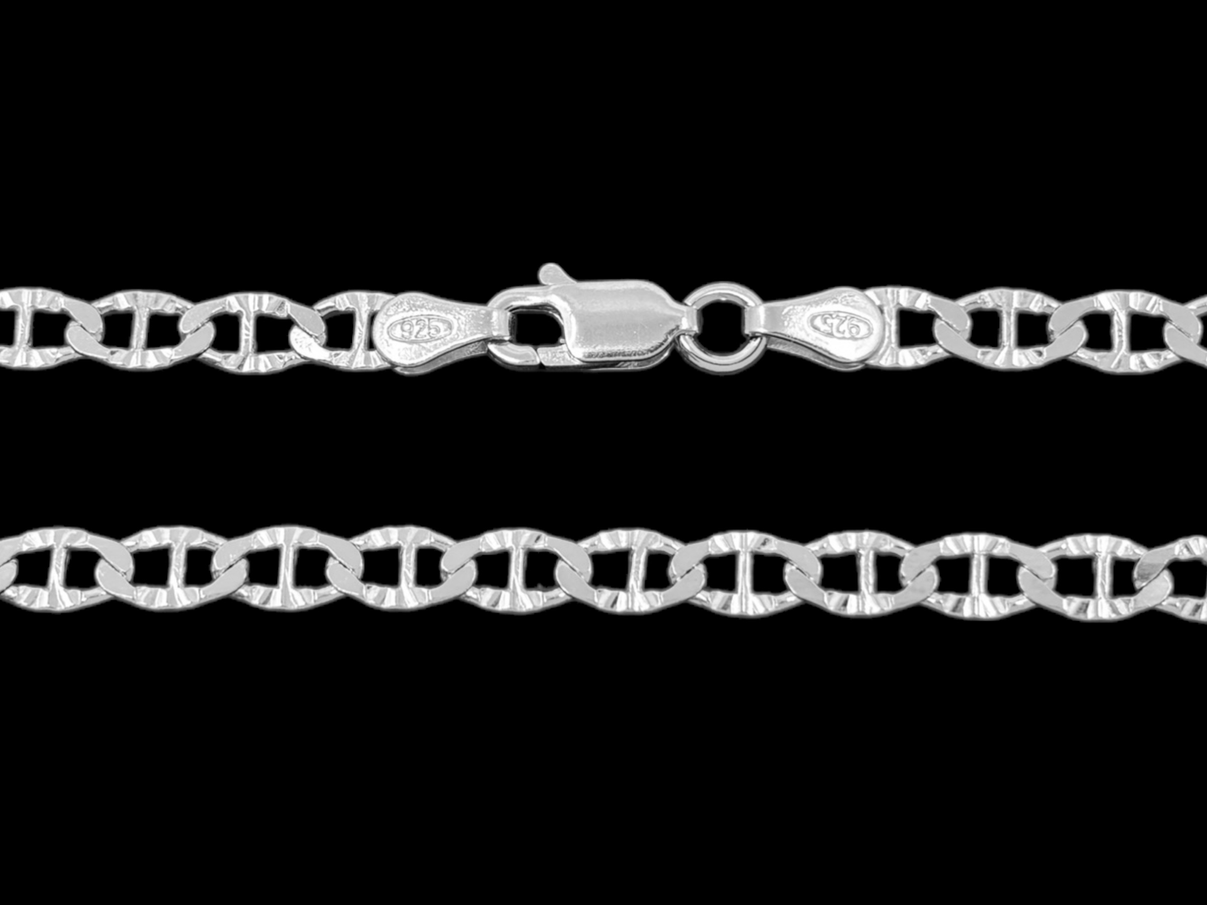 Stříbrný náramek Marine 17 cm, 3,9 mm (Ag 925/1000)