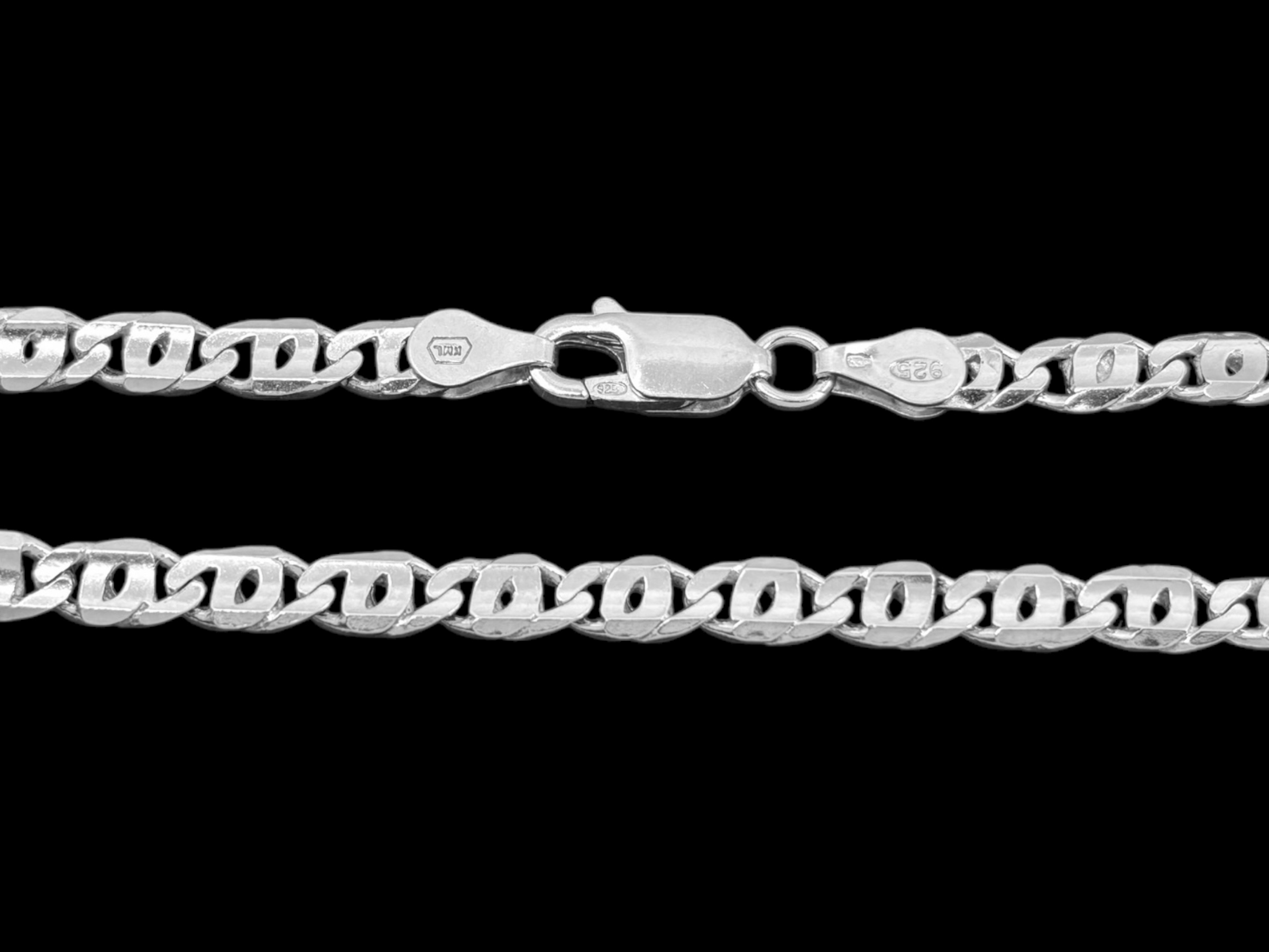 Stříbrný náramek Paragraf 18 cm, 4,0 mm (Ag 925/1000, 5,20g)