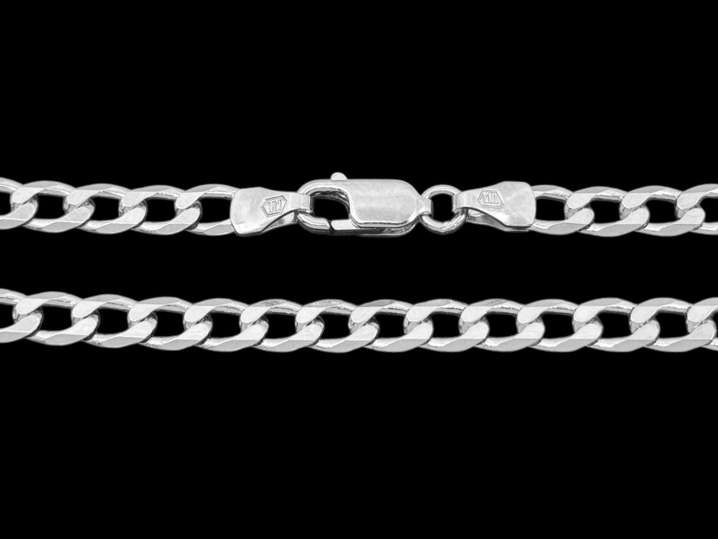 Stříbrný náramek Pancer 18 cm, 4,3 mm (Ag 925/1000, 3,9g)