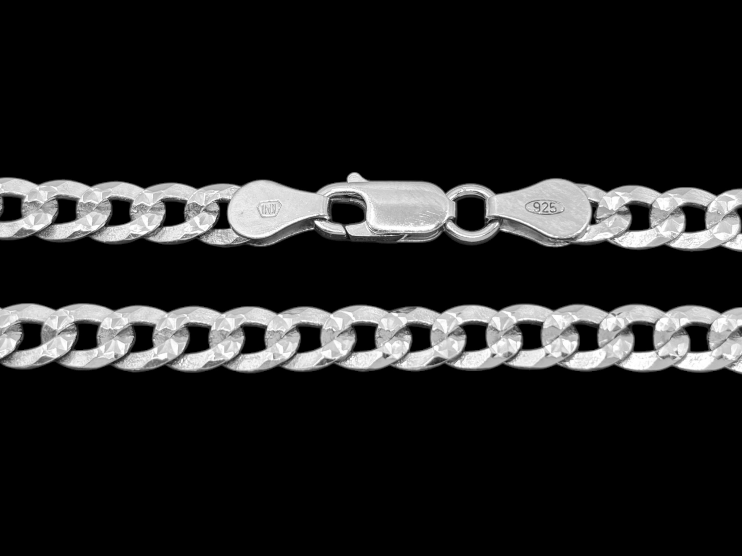 Stříbrný náramek Pancer 19 cm, 5,0 mm (Ag 925/1000, 5,6g)