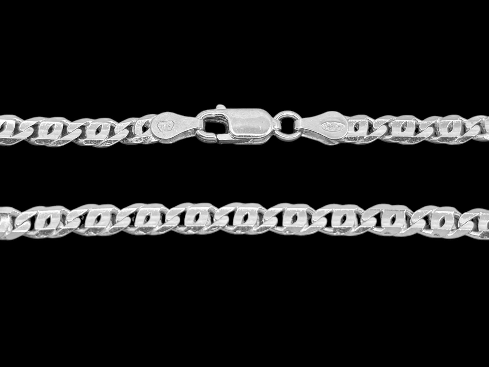 Stříbrný náramek Paragraf 21 cm, 4,1 mm (Ag 925/1000, 5,40g)