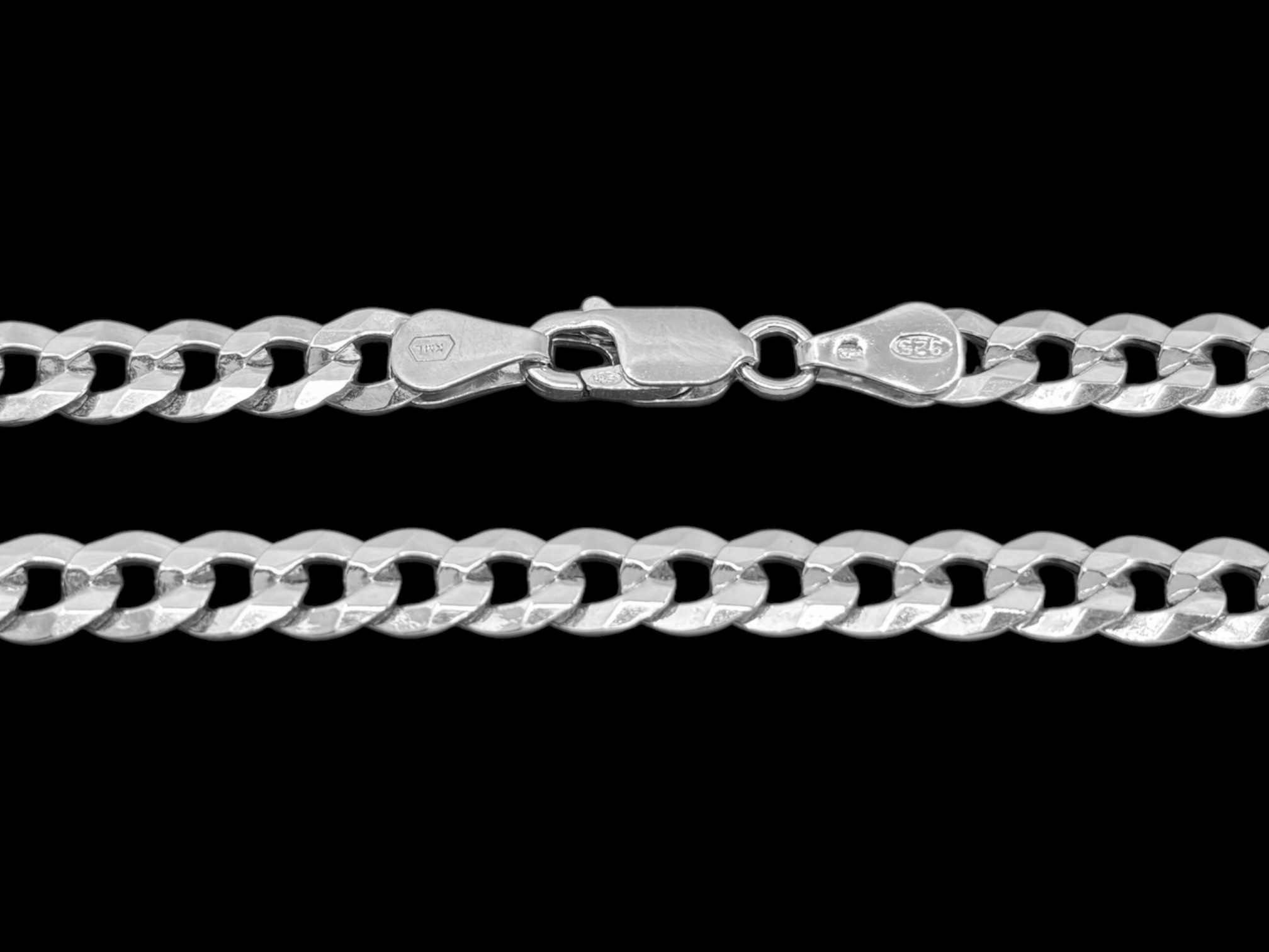 Stříbrný náramek Pancer 21 cm, 5,2 mm (Ag 925/1000, 5,70g)