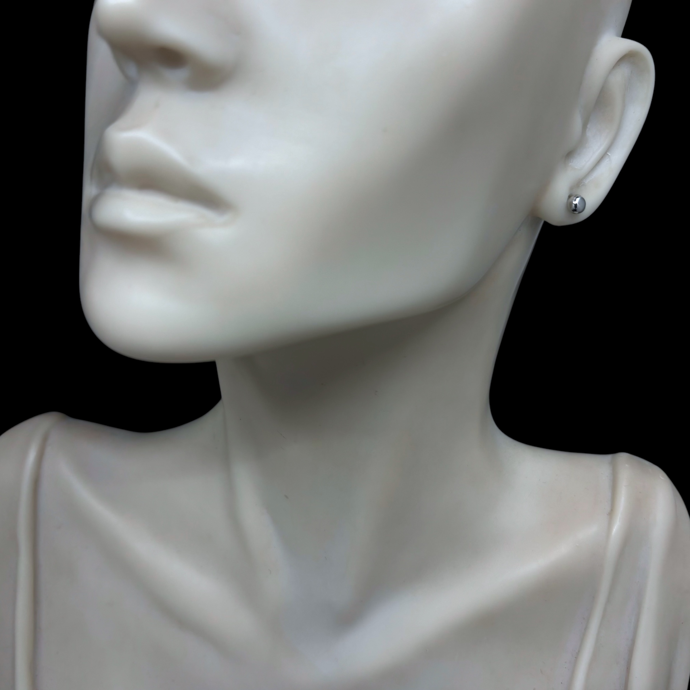 Zlaté náušnice pecky, šroubovací 196099 (Au 585/1000, 0,95g)