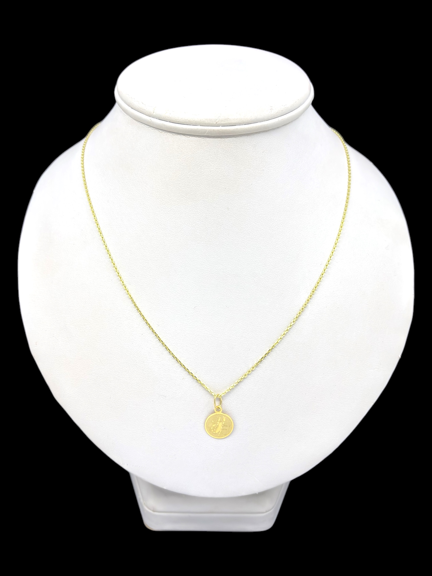 Zlatý přívěsek znamení Štíra (Au 585/1000, 0,46g)