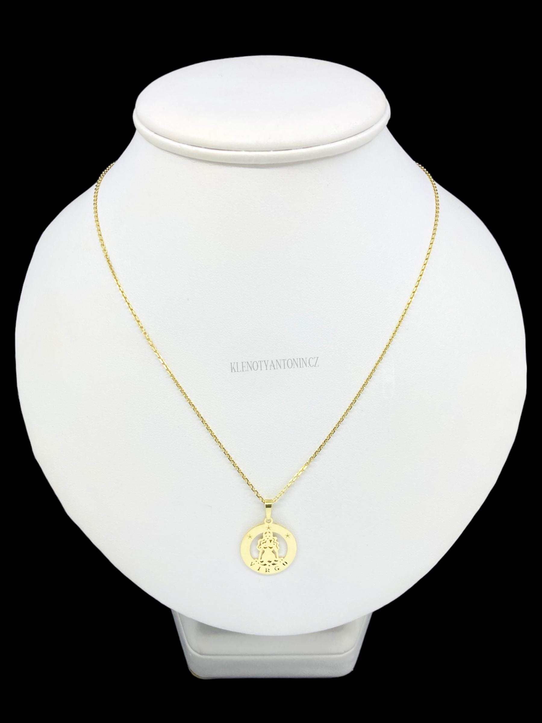 Zlatý přívěsek znamení Panny (Au 585/1000, 1,20g)