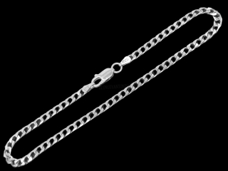 Stříbrný náramek Pancer 22 cm, 3,0 mm (Ag 925/1000, 3,90g)