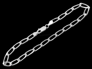 Stříbrný náramek Pancer 22 cm, 4,5 mm (Ag 925/1000, 5,80g)
