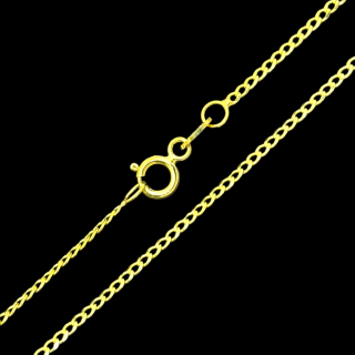 Zlatý řetízek Pancer 50 cm, 1,4 mm (Au 585/1000, 1,65g)