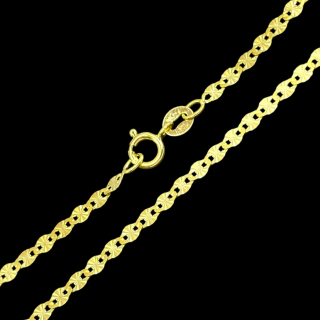 Zlatý řetízek Žiletky 50 cm, 2,4 mm (Au 585/1000, 1,95g)