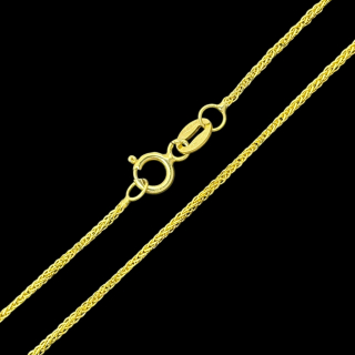 Zlatý řetízek Fox 45 cm, 0,8 mm (Au 585/1000, 1,50g)