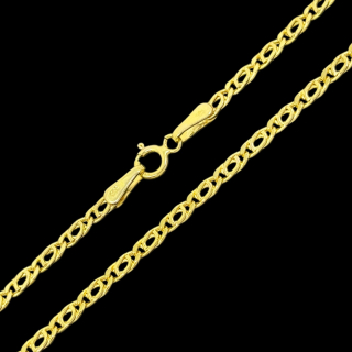 Zlatý řetízek Paragraf 50 cm, 2,1 mm (Au 585/1000, 2,40g)