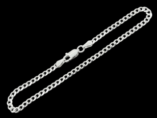 Stříbrný náramek Pancer 18 cm, 2,8 mm (Ag 925/1000)