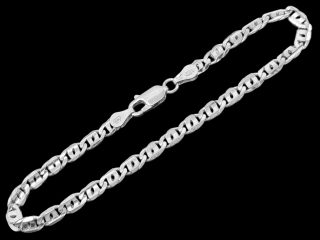 Stříbrný náramek Paragraf 18 cm, 4,0 mm (Ag 925/1000, 5,20g)