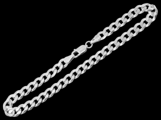 Stříbrný náramek Pancer 19 cm, 4,8 mm (Ag 925/1000, 3,7g)
