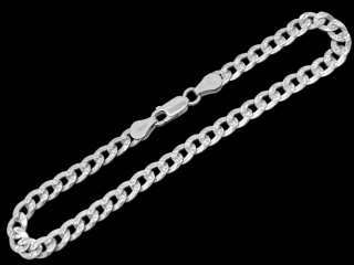 Stříbrný náramek Pancer 21 cm, 5,1 mm (Ag 925/1000, 6,10g)