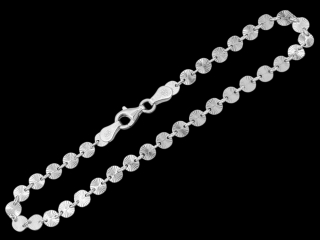 Stříbrný ozdobný náramek 20 cm, 293707 (Ag 925/1000)