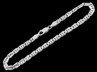 Stříbrný náramek Paragraf 20 cm, 4,1 mm (Ag 925/1000, 5,0g)