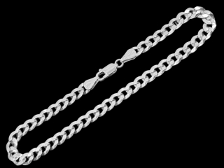 Stříbrný náramek Pancer 22 cm, 5,3 mm (Ag 925/1000, 6,1g)