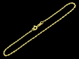 Zlatý náramek Lambada 19 cm, 1,3 mm (Au 585/1000, 0,85g)