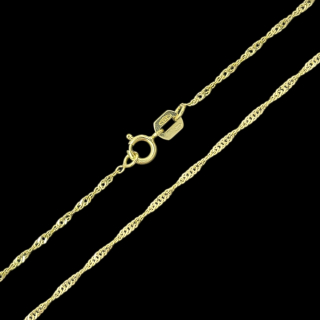 Zlatý řetízek Lambada, 38 cm, 1,2 mm (Au 585/1000, 1,02g)