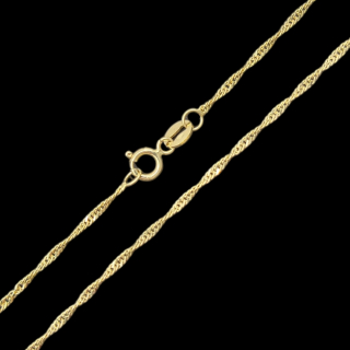 Zlatý řetízek Lambada, 42 cm, 1,4 mm (Au 585/1000, 1,70g)