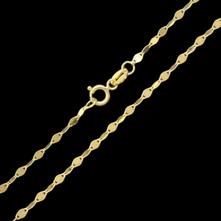 Zlatý řetízek Žiletky 42 cm, 2,0 mm (Au 585/1000, 1,25g)