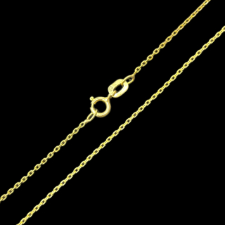 Zlatý řetízek Anker 50 cm, 1,1 mm ( Au 585/1000, 1,45g)