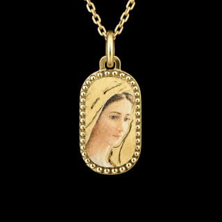 Zlatý přívěsek Madonka 198213 (Au 585/1000, 0,75g)