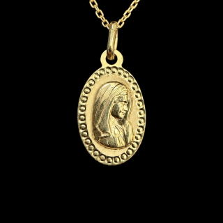 Zlatý přívěsek Madonka 197234 (Au 585/1000, 0,70g)